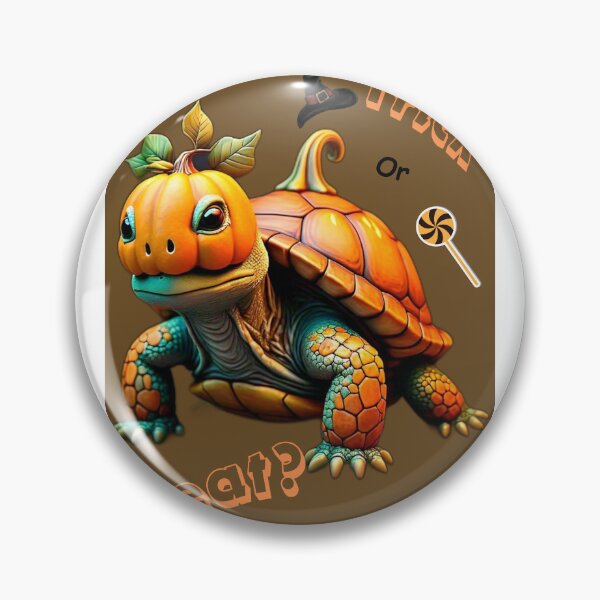 Artikelvorschau, Halloween-Schildkröte! Der entzückendste Kürbis im Ozean entworfen und verkauft von Heisel Yungan.