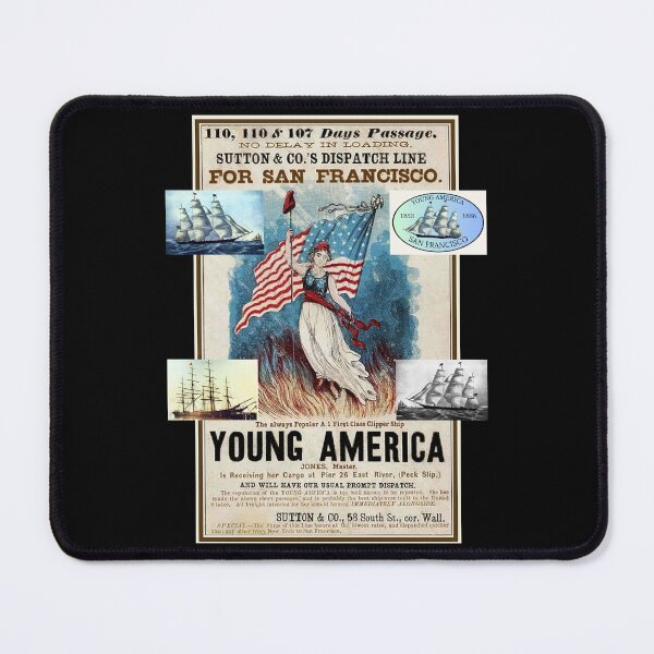 Item preview, Young America - San Francisco Clipper Ship 1853-1886 IV designed and sold by WheelieGdArt.