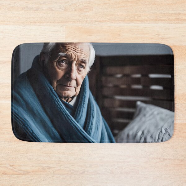 Item preview, Cold pensioner wrapped in blankets  designed and sold by Colin Bentham.