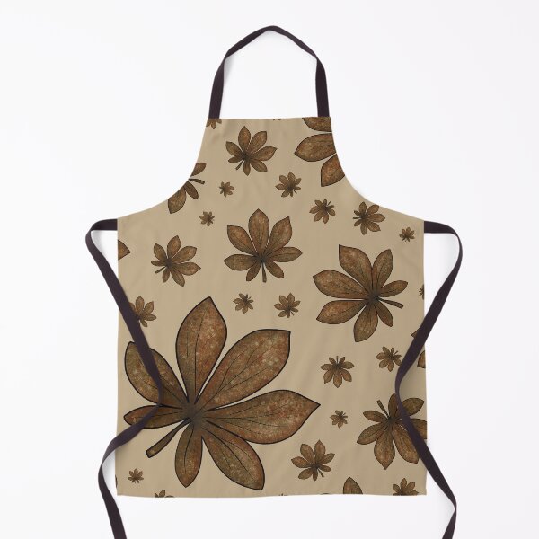 Item preview, Cute pattern of autumn chestnut leaves designed and sold by Cherevan.