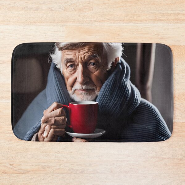 Item preview, Cold pensioner wrapped in blankets  designed and sold by Colin Bentham.