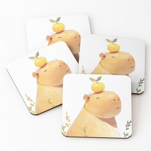 Item preview, The Capybara Who Wore an Orange designed and sold by AshiraCreations.