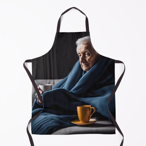 Item preview, Cold pensioner wrapped in blankets  designed and sold by Colin Bentham.