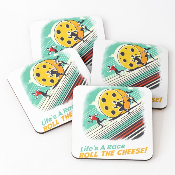 Item preview, Life’s a Race, Roll the Cheese! - Cheese Rolling designed and sold by Subtle Awe.