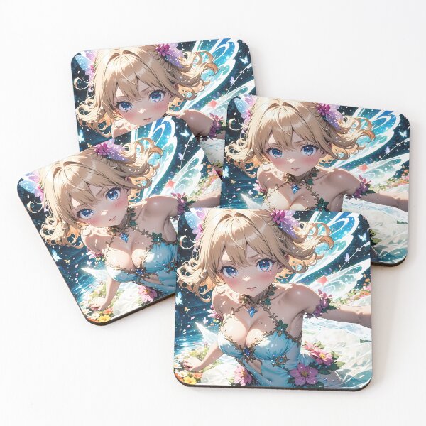 Item preview, Elf anime fairy portrait in nature art designed and sold by TheArtistOf2022.
