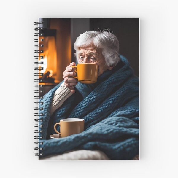 Item preview, Cold pensioner wrapped in blankets  designed and sold by Colin Bentham.