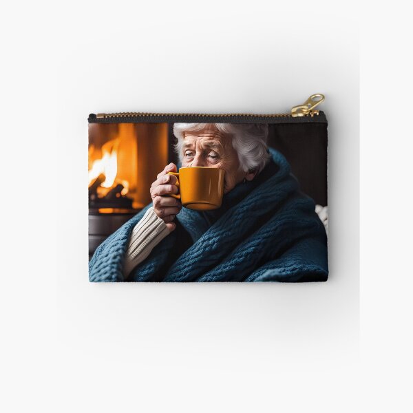 Item preview, Cold pensioner wrapped in blankets  designed and sold by Colin Bentham.