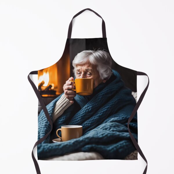 Item preview, Cold pensioner wrapped in blankets  designed and sold by Colin Bentham.