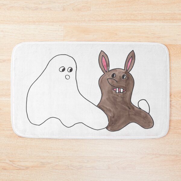 Artikelvorschau, Ghost with Rabbit - Gespenst mit Kanninchen entworfen und verkauft von Anke‘s Bazaar.