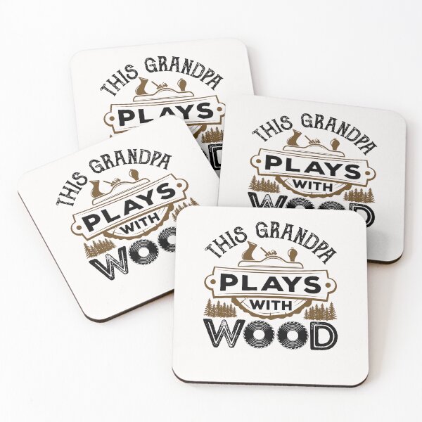 Item preview, This Grandpa Plays with Wood Woodworking Woodworker designed and sold by jaygo.