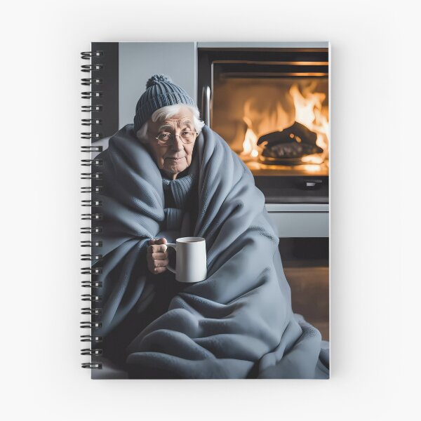 Item preview, Cold pensioner wrapped in blankets  designed and sold by Colin Bentham.