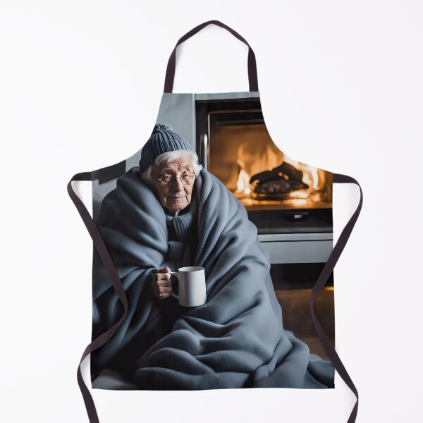 Item preview, Cold pensioner wrapped in blankets  designed and sold by Colin Bentham.