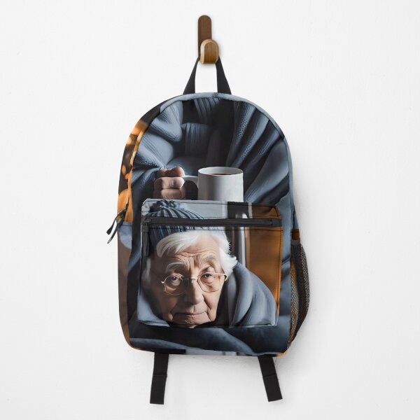 Item preview, Cold pensioner wrapped in blankets  designed and sold by Colin Bentham.