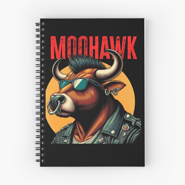Item preview, Moohawk - Punk Hairstyle Dad Joke designed and sold by Matthew Kinnersly.