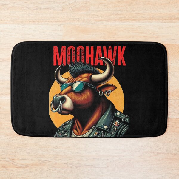 Item preview, Moohawk - Punk Hairstyle Dad Joke designed and sold by Matthew Kinnersly.