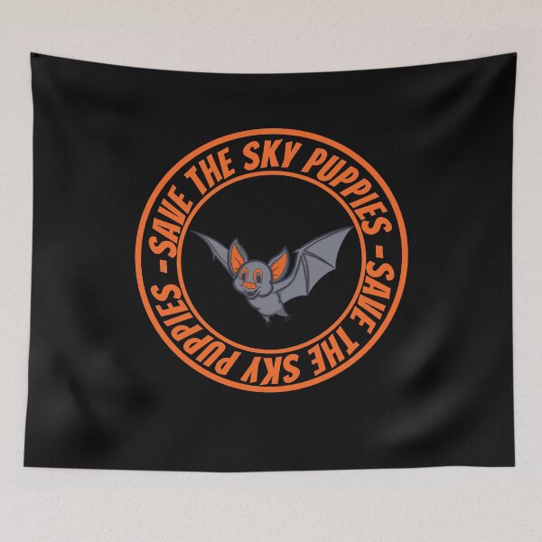 Item preview, Save the Sky Puppies- Cartoon Logo designed and sold by CatDaddyDesigns.