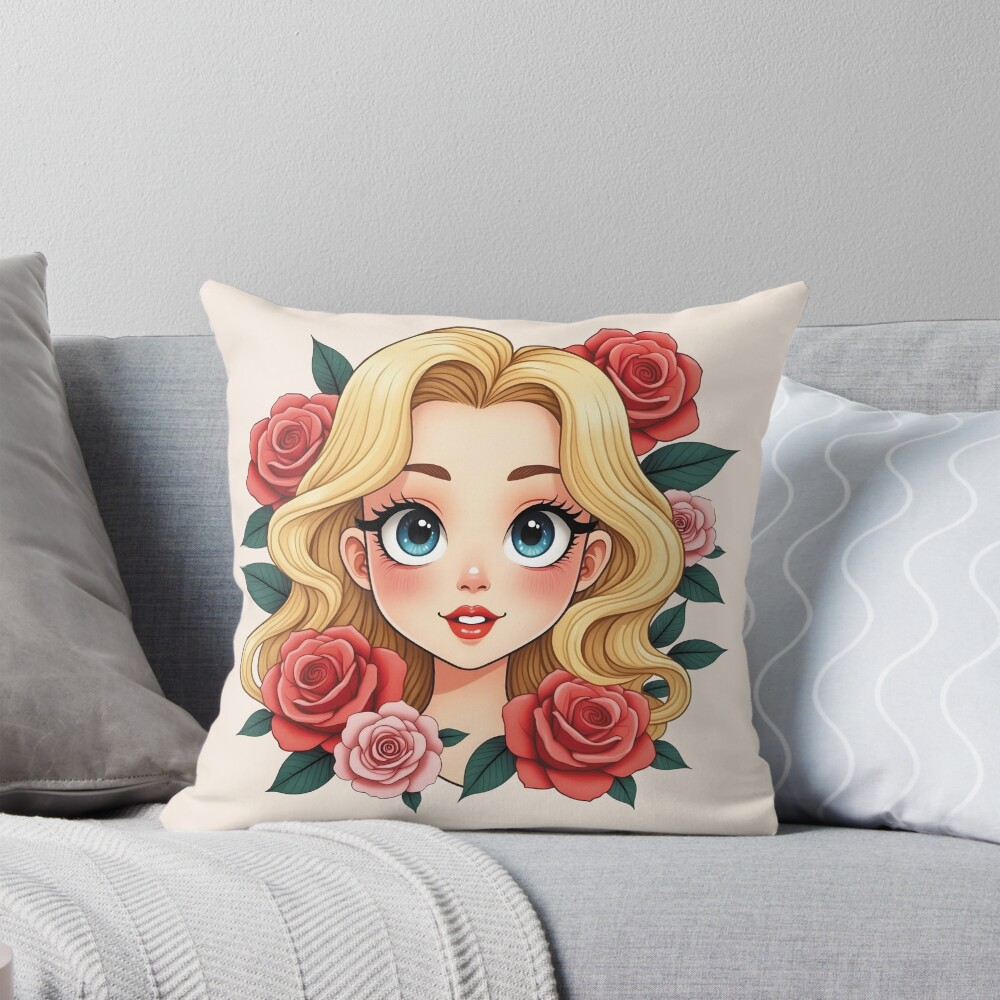 Item preview, Throw Pillow designed and sold by FotiraStudio.