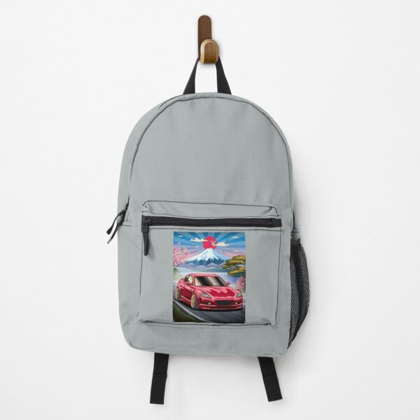 Item preview, Nippon Sun Rising Nissan 180SX in front Mt.Fuji designed and sold by JDM Guyvit.