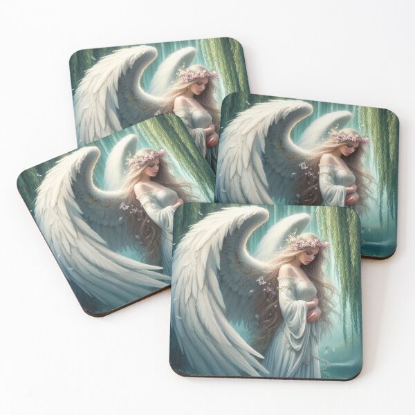 Item preview, Angel by a willow tree designed and sold by Angelstkw.