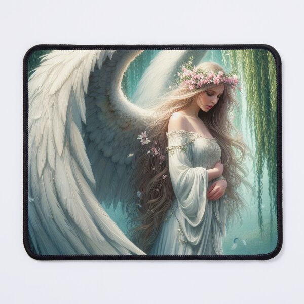Item preview, Angel by a willow tree designed and sold by Angelstkw.