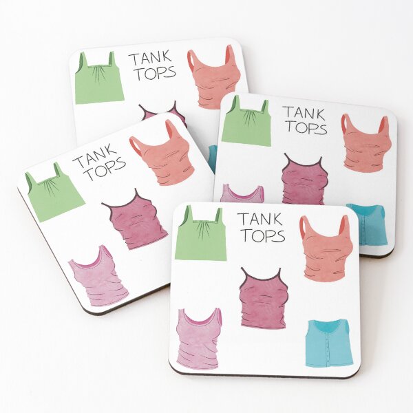 Artikelvorschau, Tanktop-Aufkleberpaket entworfen und verkauft von inkyhabit.