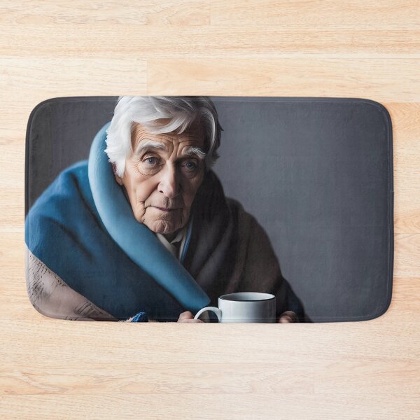 Item preview, Cold pensioner wrapped in blankets  designed and sold by Colin Bentham.