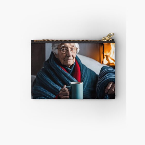 Item preview, Cold pensioner wrapped in blankets  designed and sold by Colin Bentham.