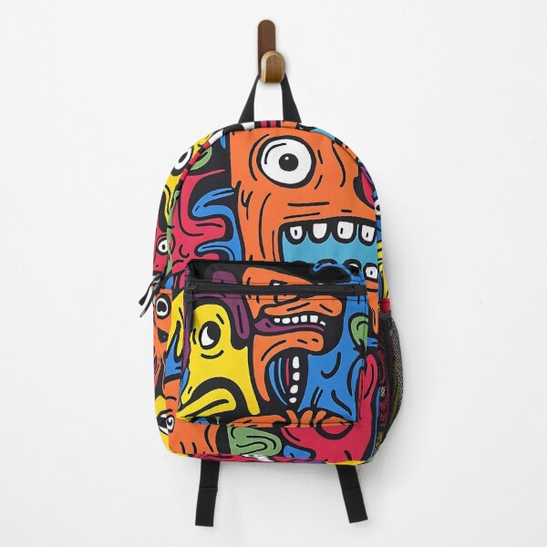 Item preview, surreal cartoon monsters pattern designed and sold by shafranietz.
