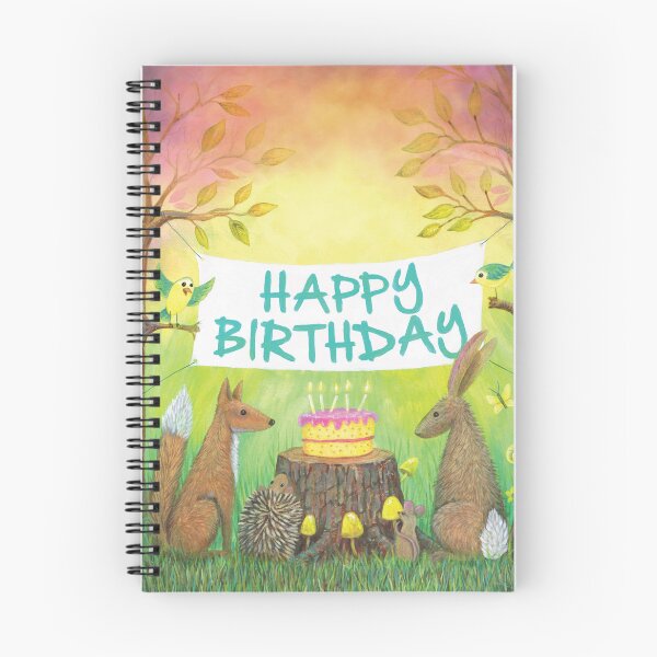 Item preview, Woodland Animal Happy Birthday Party designed and sold by Moorcatstudio.