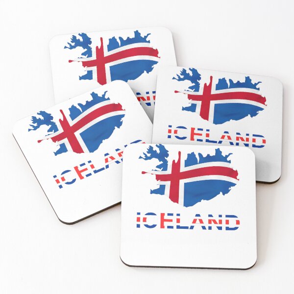 Item preview, Iceland map flag designed and sold by 2minutidiitalia.