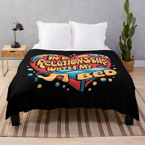 Item preview, In a realtionship with my bed designed and sold by Itsheartshop.
