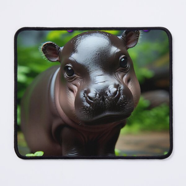Item preview, Adorable Baby Hippo: Love You Moodeng designed and sold by Koalangel.
