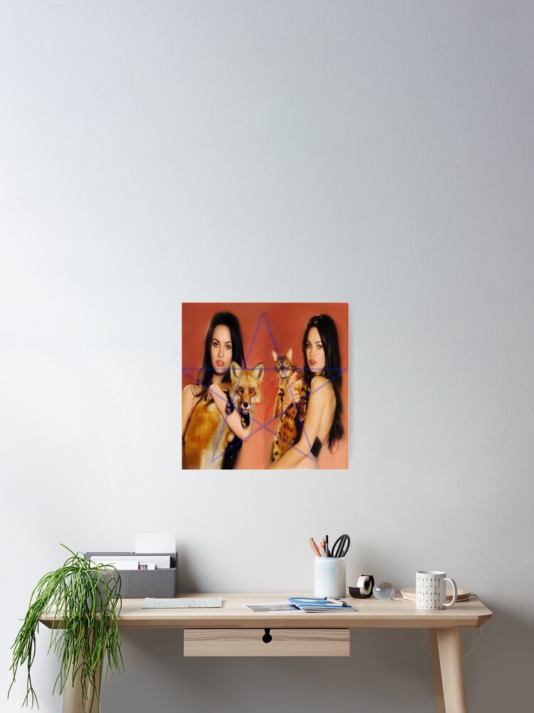 Thumbnail 2 of 3, Poster, Megan fox designed and sold by kswork.