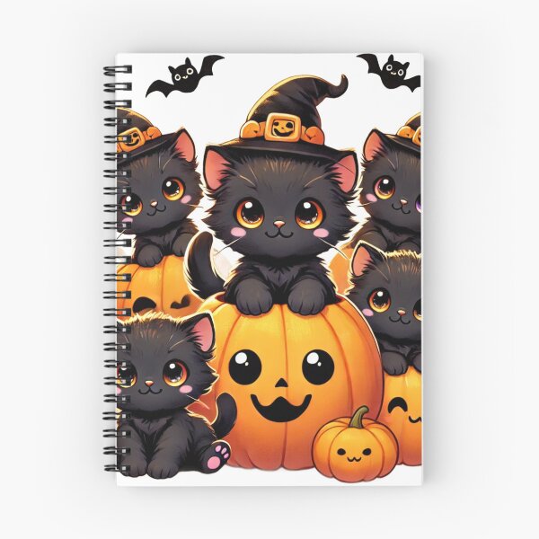 Item preview, Pumpkin Patch Kittens designed and sold by Chocobo Charm Emporium.