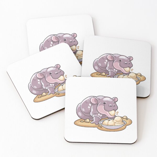 Item preview, Moo Deng Sticker  designed and sold by Literallyneon.
