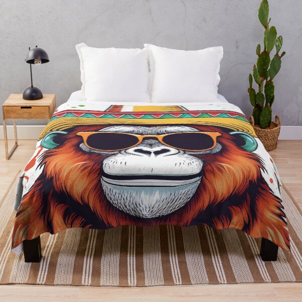 Item preview, Graffitti Style Mexican Party Orangutan designed and sold by Boxing Kangaroo Retail Company.