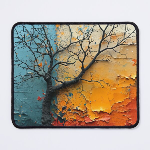 Item preview, Three-dimensional autumn tree collages with vibrant colors designed and sold by Piotrek0001.