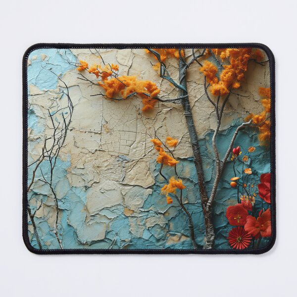 Item preview, Three-dimensional autumn tree collages with vibrant colors designed and sold by Piotrek0001.