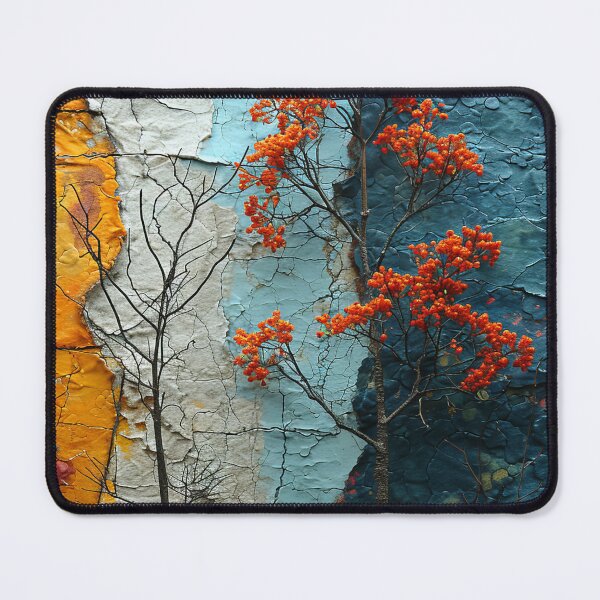 Item preview, Three-dimensional autumn tree collages with vibrant colors designed and sold by Piotrek0001.