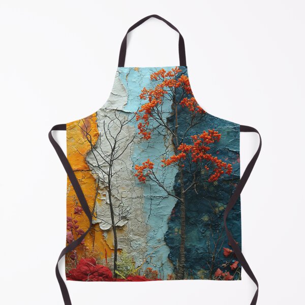 Aperçu de l'œuvre Collages d'arbres d'automne en trois dimensions avec des couleurs vives créée et vendue par Piotrek0001.
