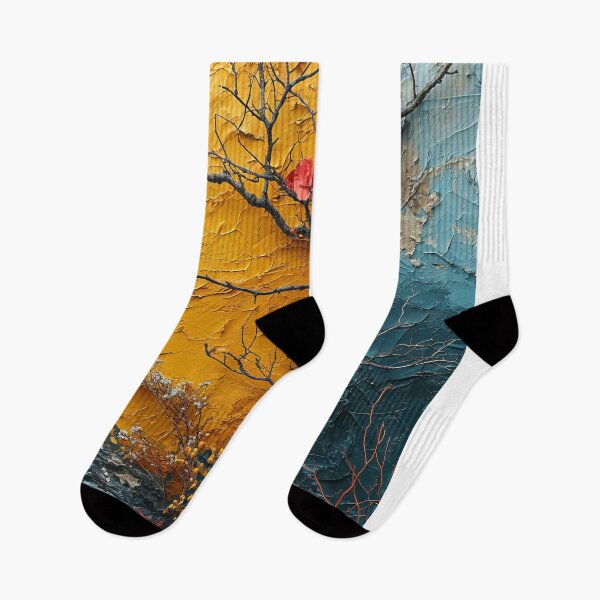 Item preview, Three-dimensional autumn tree collages with vibrant colors designed and sold by Piotrek0001.