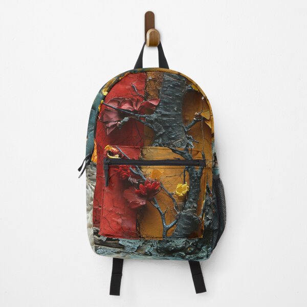 Item preview, Three-dimensional autumn tree collages with vibrant colors designed and sold by Piotrek0001.