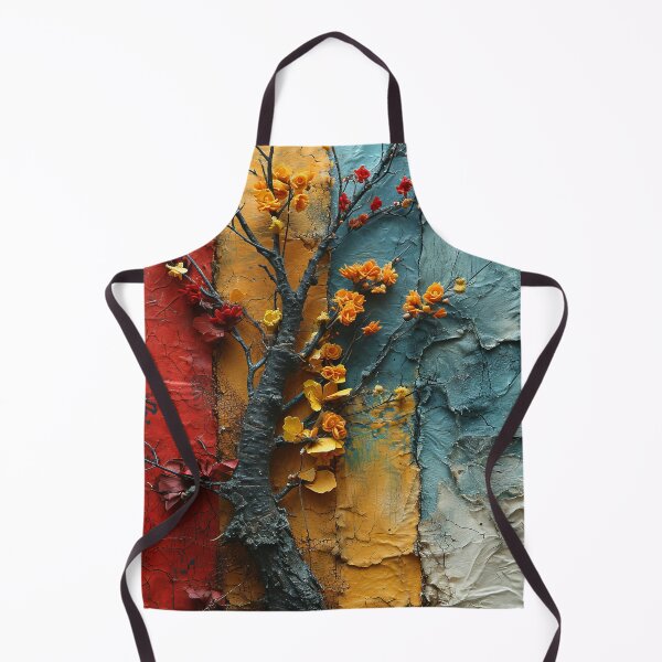 Item preview, Three-dimensional autumn tree collages with vibrant colors designed and sold by Piotrek0001.