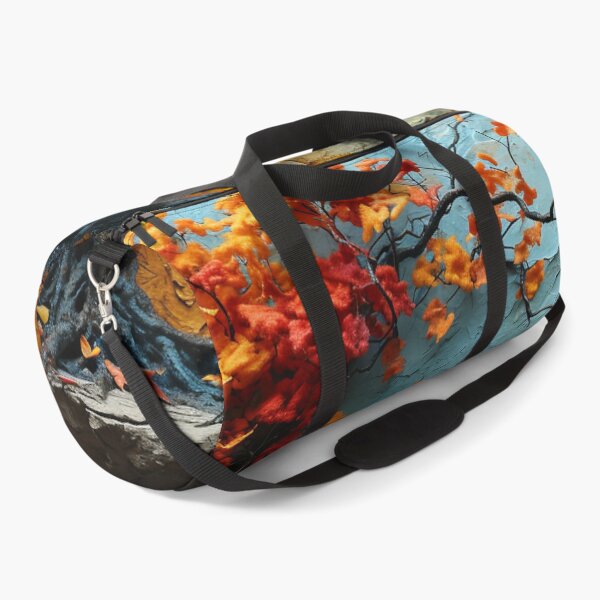 Item preview, Three-dimensional autumn tree collages with vibrant colors designed and sold by Piotrek0001.