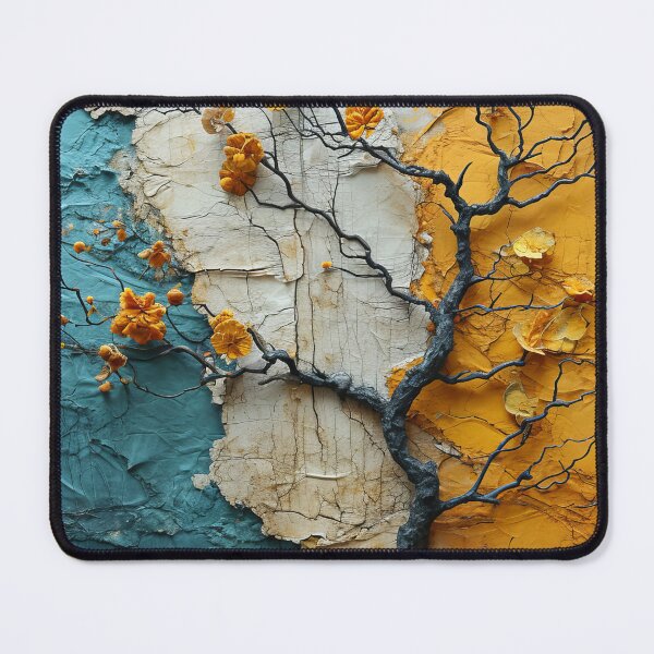 Item preview, Three-dimensional autumn tree collages with vibrant colors designed and sold by Piotrek0001.