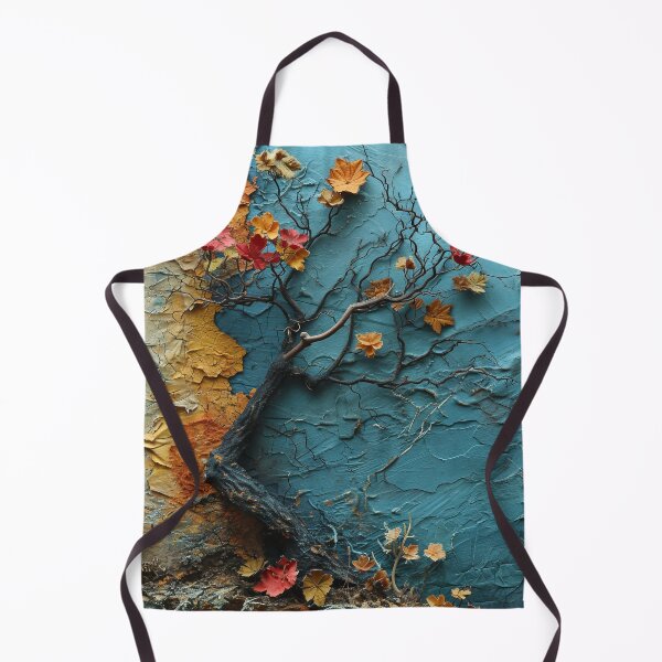 Item preview, Three-dimensional autumn tree collages with vibrant colors designed and sold by Piotrek0001.