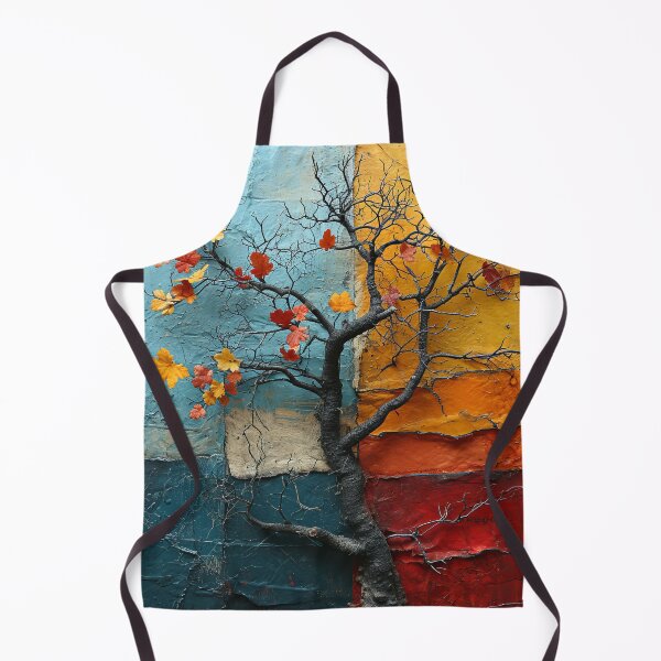 Item preview, Three-dimensional autumn tree collages with vibrant colors designed and sold by Piotrek0001.