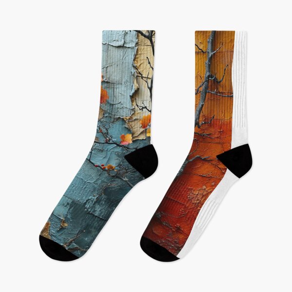 Item preview, Three-dimensional autumn tree collages with vibrant colors designed and sold by Piotrek0001.