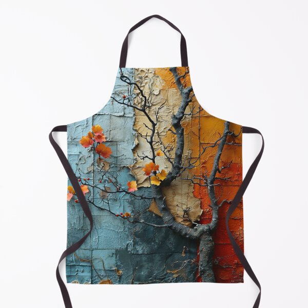 Item preview, Three-dimensional autumn tree collages with vibrant colors designed and sold by Piotrek0001.