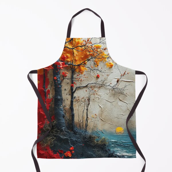 Item preview, Three-dimensional autumn tree collages with vibrant colors designed and sold by Piotrek0001.